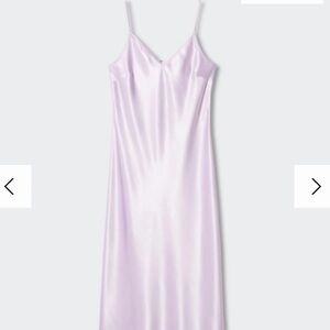 M.N.G 
Josh Satin Camisole dress. Pastel Purple Size 4